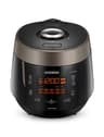 CUCKOO High Pressure Rice Cooker 6-Cup Uncooked / 12-Cup Cooked with Nonstick Inner Pot, Versatile Rice Maker with 12 Menu Options and Steam Plate, Fuzzy Logic Tech, Voice Guide, Black (CRP-P0609S) - Premium Rice Cookers