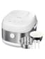 TOSHIBA Induction Heating Rice Cooker - Low Carb, Low Sugar, Digital Steamer, 5.5 Cups (Uncooked), 8 Cooking Functions, 24H Timer & Auto Keep Warm, Silvery white - Premium Rice Cookers