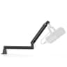 InnoGear 2026 Upgraded Microphone Boom Arm, Magnetic Cable Management Low Profile Mic Stand 360° Rotatable Desk Mount for Fifine AM8 K669B Blue Yeti HyperX QuadCast SoloCast AT2020, Black - Creator Audio