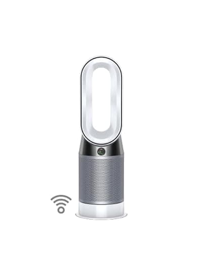 Dyson PurePure Hot + Cool Air Purifier, Heater + Fan - HEPA Air Filter HP04 385933-02 (Renewed) - High-End Air Purifiers