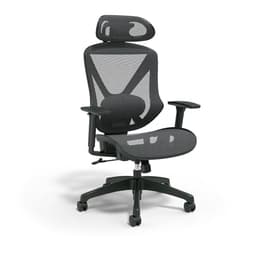 STAPLES Dexley Ergonomic Mesh Office Chair - Adjustable Height, Swivel Tilt, Lumbar Support, Black - Ergonomics
