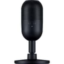 Razer Seiren V3 Mini USB Microphone: Condenser Mic - Supercardioid Pickup Pattern - Tap-to-Mute Sensor with LED Indicator - Shock Absorber - Ultra Compact - PC, Discord, OBS Studio, XSplit - Black - Creator Audio