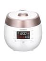 Cuckoo CRP-RT0609FW 6 cup Twin Pressure Plate Rice Cooker & Warmer with High Heat, GABA, Mixed, Scorched, Turbo, Porridge, Baby Food, Steam (Hi/Non Press.) and more, Made in Korea (White) - Premium Rice Cookers