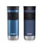 Contigo SNAPSEAL Insulated Stainless Steel Travel Mug with Grip 20oz. Blue Corn Transparent Satin & Midnight Berry - Engineered Drinkware