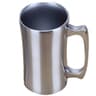 OrgMemory Insulated Cup, Stainless Steel Coffee Mug, 20 oz Coffee Mug, (560 ml), Double Wall Beer Stein, Tumbler with Handle, Insulated Beer Mug with Lid - Engineered Drinkware