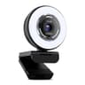 NexiGo N680E Pro 4K Webcam with Ring Light, PDAF Autofocus, 1080p 60FPS, Dual Noise-Canceling Mics, Privacy Shutter, USB Plug-and-Play for Zoom, Teams, Twitch, Google Meet - 4K Webcams