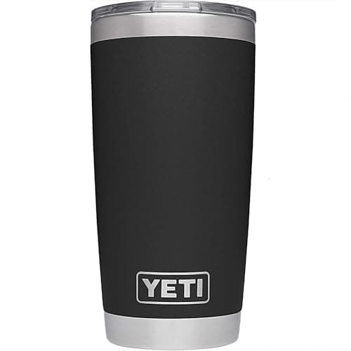 YETI Rambler 20 oz Tumbler, Stainless Steel, Vacuum Insulated with MagSlider Lid, Black - Engineered Drinkware