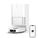 DREAME L40 Ultra Gen 2 Robot Vacuum and Mop with 25,000Pa Suction, Extendable Side Brush and Mop, All-in-One Self-Emptying & Cleaning Dock, Voice & App Control, White - Robot Vacuums