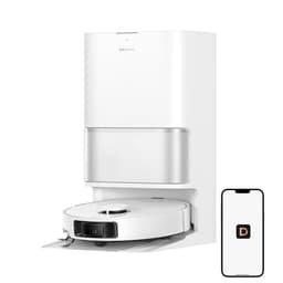 DREAME L40 Ultra Gen 2 Robot Vacuum and Mop with 25,000Pa Suction, Extendable Side Brush and Mop, All-in-One Self-Emptying & Cleaning Dock, Voice & App Control, White - Robot Vacuums