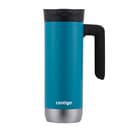 Contigo Superior 2.0 Stainless Steel Travel Mug with Handle Leak-Proof Lid Double-Wall Insulation for Hot & Cold Beverages, 20oz, Juniper, Ideal for Commuting and Travel - Engineered Drinkware