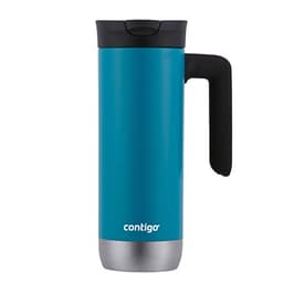 Contigo Superior 2.0 Stainless Steel Travel Mug with Handle Leak-Proof Lid Double-Wall Insulation for Hot & Cold Beverages, 20oz, Juniper, Ideal for Commuting and Travel - Engineered Drinkware