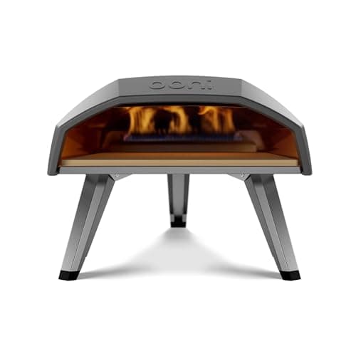 Ooni Koda 12 Gas Pizza Oven – 12" Outdoor Pizza Oven Cooks Pizza in 60 Seconds, Includes 28 mBar Regulator and Gas Hose, Propane Grill Reaches 950°F - Portable Pizza Ovens