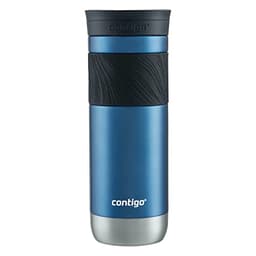 Contigo Byron Vacuum-Insulated Stainless Steel Travel Mug, 20oz - Leak-Proof Lid, BPA-Free, Blue Corn - Perfect Reusable Cup for Coffee or Water; hot and cold beverage holder - Engineered Drinkware