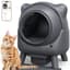 FEELNEEDY Self Cleaning Litter Box, Automatic Litter Box, FEELNEEDY Odor Control Robot, Cat Ears Design, 65L APP Real-Time Monitor, Cat Litter-Boxs for Multiple Cats, Safety Sensors, with 1 Trash Bag - Smart Pet Tech