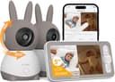 ieGeek 2K Split-Screen Baby Monitor, 5" Audio Baby Monitor with 2 Cameras, WiFi Smartphone Video Dual Camera, Night Vision, Motion & Cry Detection, Two Way Talk Temper &Humidity Sensor - Smart Baby Monitors