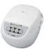 TIGER JBV-A10U 5.5-Cup (Uncooked) Micom Rice Cooker and Warmer with Tacook Food Steamer Cooking Tray Technology, White - Premium Rice Cookers