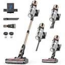 Tikom V850 Cordless Vacuum Cleaner for Home, 50000Pa/550W 70Mins Stick Vacuum with LED Touch Screen, 1.8L Dust Cup, Charging Wall Dock, Anti-Tangle, Lightweight Vacuum for Pet Hair, Hard Floor, Carpet - Cordless Stick Vacuums