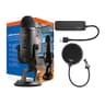 Blue Microphones Blue Yeti USB Microphone, Blackout (3 Items) - Creator Audio