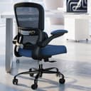TRALT Office Chair - Ergonomic Desk Chair with Adjustable Lumbar Support, Mesh Computer Chair, Executive Chairs for Home Office Comfortable Lumbar Support (Deep Blue) - Ergonomics