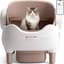KITPLUS Self Cleaning Litter Box, Automatic Cat Litter Box with APP Control, Odor-Free Waste Disposal Includes Trash Bags, Large Waste Bin, Open-Top, for Multiple Cats - Smart Pet Tech