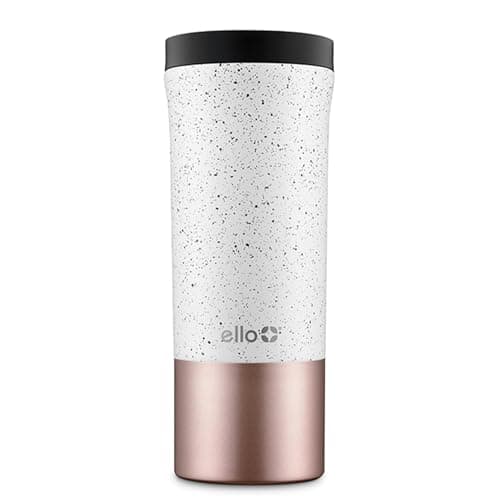 Ello Miri 16oz Vacuum Insulated Stainless Steel Travel Mug, Leak-Proof Slider Lid, Keeps Hot for 5 Hours, Perfect for Coffee or Tea, BPA-Free, Fits Most Cupholders, Holiday Gift, Speckle - Engineered Drinkware