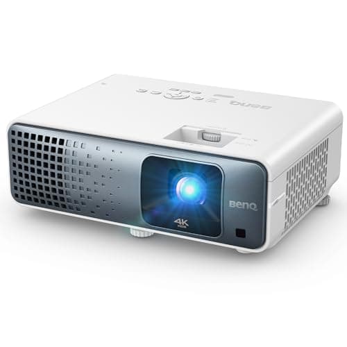 BenQ TK710 4K Laser 3200 Lumens Movie and Gaming Projector with 4ms Response Time | 240Hz Refresh Rate | HDR10 & HLG | ARC/eARC Support | Vertical Lens Shift | 3D Keystone | 1.3x Zoom | HDR Game Modes - Home Projectors