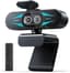 EMEET C60E Dual-Camera 4K Webcam for Streaming, Wide-Angle and Telephoto Cameras, Max 11X Hybrid Zoom & PDAF Autofocus, Remote Control, RGB Lighting, 2 Mics, Ideal for Livestreaming and Online Meeting - 4K Webcams
