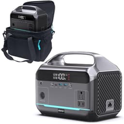 DARAN Portable Power Station, 288Wh LiFePO4 Battery, 350W (600W Peak) Power Bank with AC Outlet, Mini Solar Generator 7-Port Design, 2.1Hrs Fast Charing for Emergency, Hurricane (Solar Optional) - Portable Power Stations