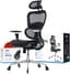 Oline ErgoPro Ergonomic Office Chair, Rolling Desk Chair with 4D Adjustable Armrest, 3D Lumbar Support, Blade Wheels, Mesh Computer Gaming Executive Swivel Chairs Chair (Black) - Ergonomics