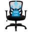 YFO Big and Tall Office Chair 500LBS - Computer Desk Chair with Adjustable Lumbar Support, Heavy Duty Ergonomic Mesh with 360 Rotation 2D Arm and Extra Wide Comfty Seat, Quiet Wheels for Adults, Black - Ergonomics