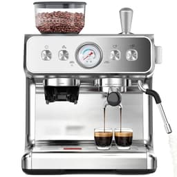 COWSAR 20 Bar Espresso Machine with Grinder & Milk Frother Steam Wand, 58mm Expresso Coffee machines, Commercial Stainless Steel Coffee Maker for Cappuccino and Latte, Perfect for Home Café-Pro - Home Espresso Machines