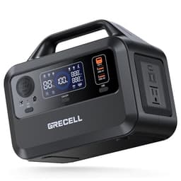 GRECELL Portable Power Station 300W, 230Wh LiFePO4 (LFP) Battery, 1.5hrs Fast Charging, 2 Up to 300W(Peak 600W) AC Outlets, Solar Generator for Outdoor Camping/RVs/Home Use - Portable Power Stations