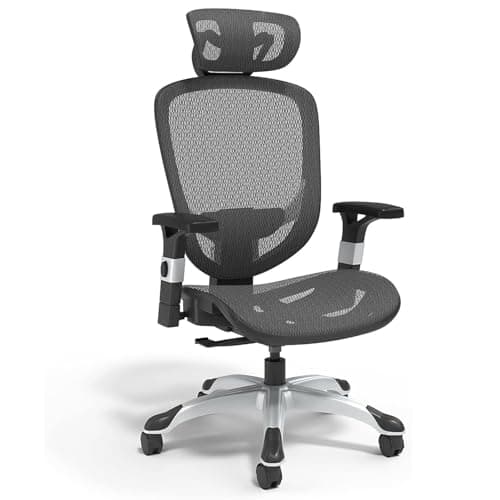 STAPLES Hyken Ergonomic Office Chair | Adjustable Lumbar Support with Breathable Mesh, Swivel Desk Chair for Home Office, Black