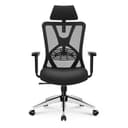 Ticova Ergonomic Office Chair - High Back Desk Chair with Adjustable Lumbar Support, Headrest & 3D Armrest - 130°Rocking Mesh Computer Chair - Ergonomics