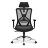 Ticova Ergonomic Office Chair - High Back Desk Chair with Adjustable Lumbar Support, Headrest & 3D Armrest - 130°Rocking Mesh Computer Chair - Ergonomics