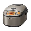 Zojirushi NP-HCC10XH Induction Heating System Rice Cooker and Warmer, 1 L, Stainless Dark Gray - Premium Rice Cookers