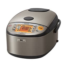 Zojirushi NP-HCC10XH Induction Heating System Rice Cooker and Warmer, 1 L, Stainless Dark Gray - Premium Rice Cookers
