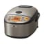 Zojirushi NP-HCC10XH Induction Heating System Rice Cooker and Warmer, 1 L, Stainless Dark Gray - Premium Rice Cookers