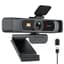 Angetube Wide Angle 4K Webcam for PC - 120° FOV, PDAF Autofocus, 2 Noise-Cancelling Mics, 1080P@60FPS, Auto Light Correction, USB-A/C, Privacy Cover, Video Conference Camera for Mac Laptop and Desktop - 4K Webcams