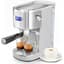 Havato 20 Bar Espresso Machine Semi-Automatic, Professional Coffee Maker with Milk Frother Steam Wand & 45OZ Removable Water Tank, Home Barista System for Cappuccino, Latte, Americano-Stainless Steel-Silver - Home Espresso Machines