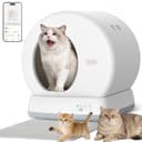 MeoWant Self-Cleaning Cat Litter Box, Integrated Safety Protection Automatic Cat Litter Box for Multi Cats, Extra Large/Odor Removal/APP Control Smart Cat Litter Box with Mat & Liner - Smart Pet Tech