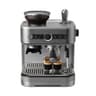 Philips Barista Brew Semi Automatic Espresso Machine - Single & Double Espresso,Americano, 250g Bean Container+Grinder+Milk Jug with temperature indicator,Calibrated Tamping,Metal Silver (PSA3218/01) - Home Espresso Machines