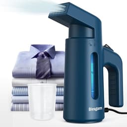 Blesgam Steamer for Clothes 700W, Double Row Steam Clothes Steamer, 180ML Large Capacity Water Tank, 40S Fast Heat-up Garment steamer for Home and Office(GY168) - Handheld Steamers