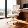 Monhey Ergonomic Office Chair with Lumbar Support, High Back Mesh Desk Chair with Flip-Up Arms, Adjustable Computer Task Chair, Khaki - Ergonomics