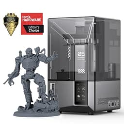 ELEGOO Mars 5 Ultra 9K MSLA Resin 3D Printer, Smart Mechanical Sensor, Fast Printing Up to 150mm/h, AI Camera, WiFi Cluster Printing, Automatic Leveling, Large Printing Size 6.04 * 3.06 * 6.49 inch - 3D Printers