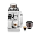 De'Longhi Rivelia Automatic Espresso Machine with Grinder & Milk Frother – All-in-One Coffee Maker, Hot & Iced Latte, Cappuccino, Bean Switch System, Burr Grinder, Compact Italian Design, White - Home Espresso Machines