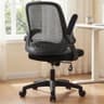 NEO CHAIR Office Desk Chair, Ergonomic Mesh with Flip-Up Arms, All Black - Ergonomics
