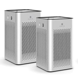 Medify Air Medify MA-25 Air Purifier with True HEPA H13 Filter | 825 ft² Coverage in 1hr for Allergens, Smoke, Wildfires, Odors, Pollen, Pet Dander | Removal to 0.1 Microns | Silver, 2-Pack - High-End Air Purifiers