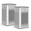 Medify Air Medify MA-25 Air Purifier with True HEPA H13 Filter | 825 ft² Coverage in 1hr for Allergens, Smoke, Wildfires, Odors, Pollen, Pet Dander | Removal to 0.1 Microns | Silver, 2-Pack - High-End Air Purifiers