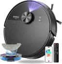 MONSGA Robot Vacuum and Mop Combo, 7000Pa Robotic Vacuum with Lidar Navigation, 180mins Runtime, Tangle-Free Robot Mop, 5 Editable Maps, APP/Remote/Voice Control, Ideal for Hard Floors and Carpets - Robot Vacuums